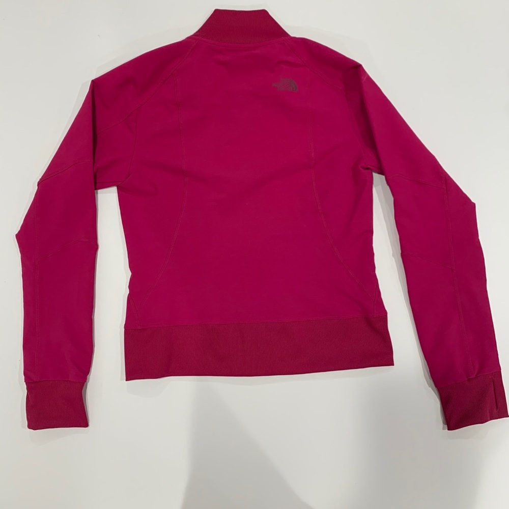 Northface Fuscia Rain Proof Fitted Jacket Size Med - image 4